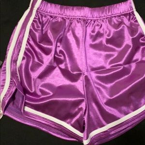 Silky satin shorts